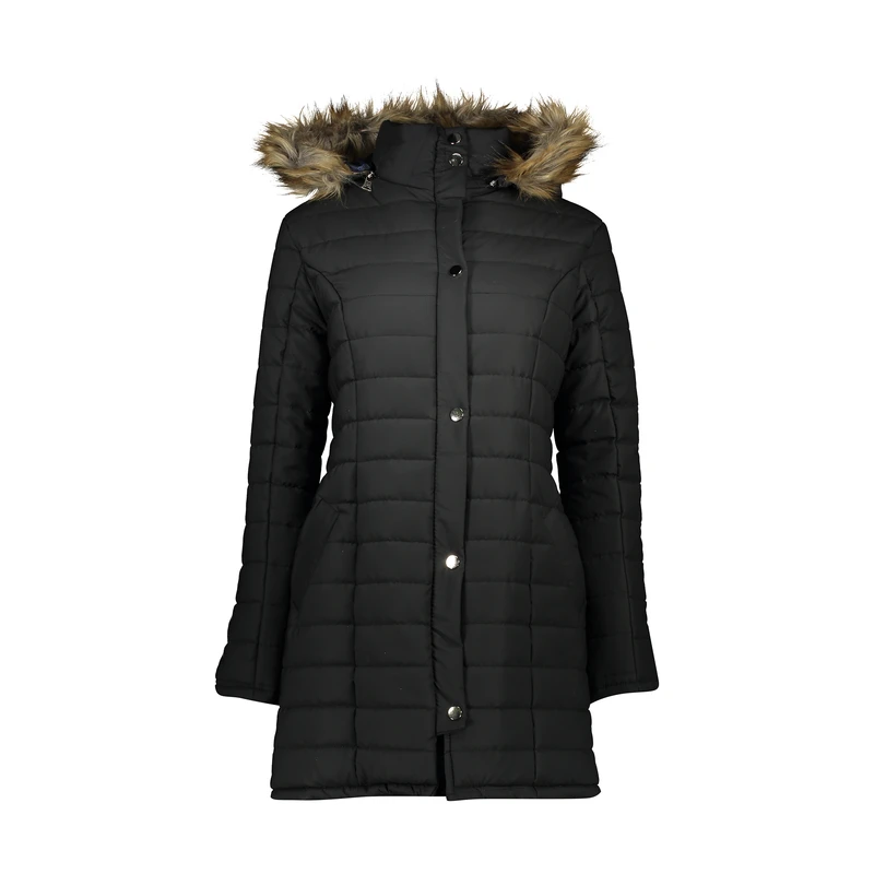 تصویر محصول نمونه تستی کاپشن زنانه، از جنس پلی‌استر با طرح ساده و تنخوری زیبا 